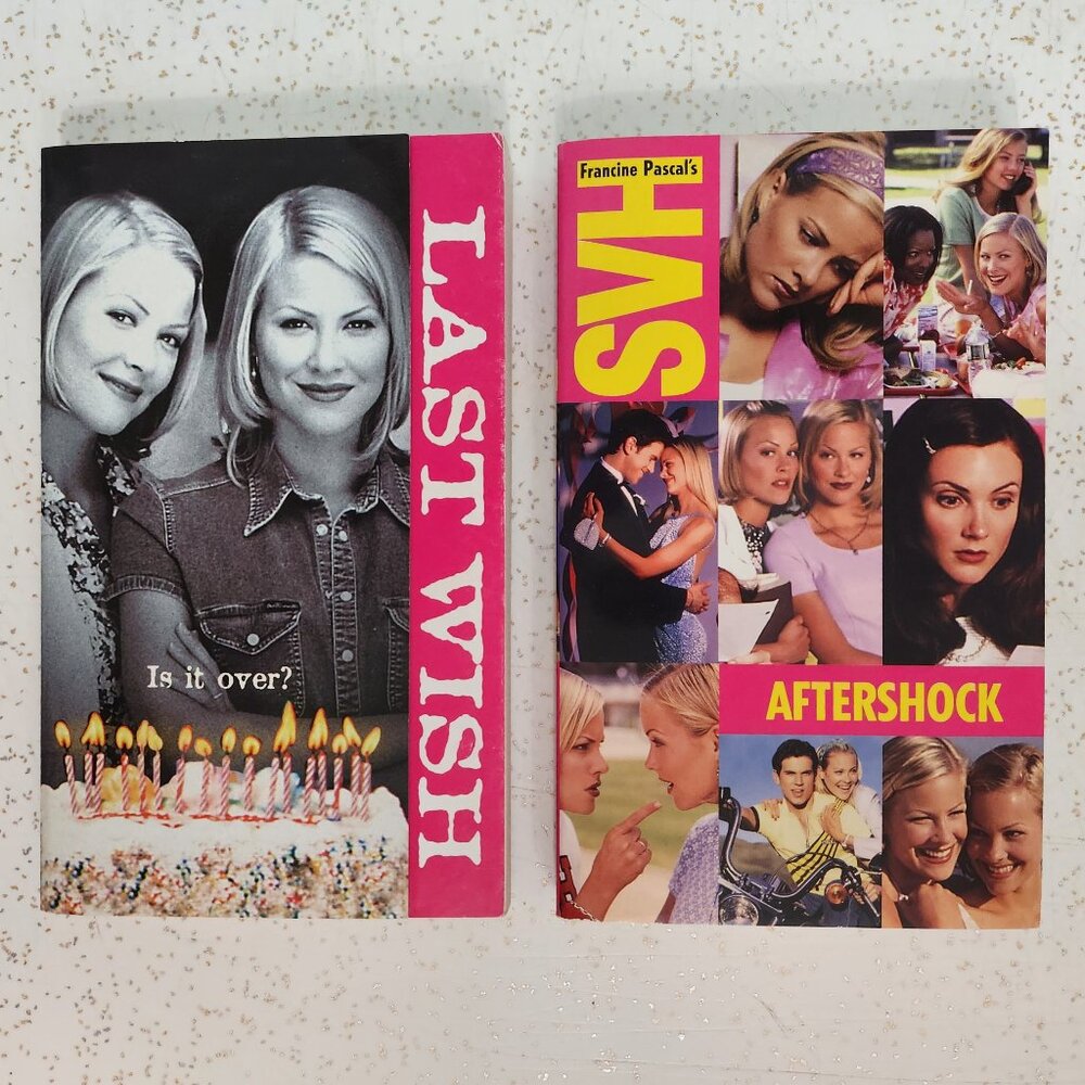 Sweet Valley High Last Wish & Aftershock 2 Book Set